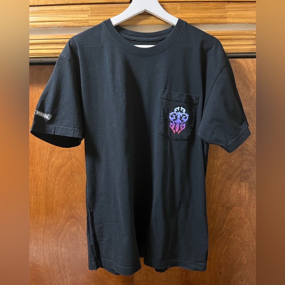 Chrome Hearts Gradient Dagger Graphic Print tee T-Shirt